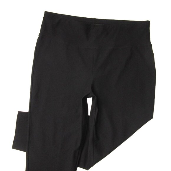 NWT Eileen Fisher High-Waist Slim Pant in Black Washable Stretch Crepe XL - Picture 3 of 6